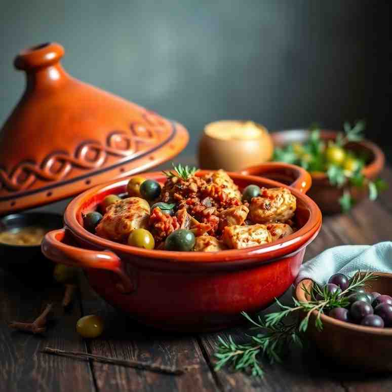 Tagine Chicken Recipe Algerian Olives & Chicken Stew